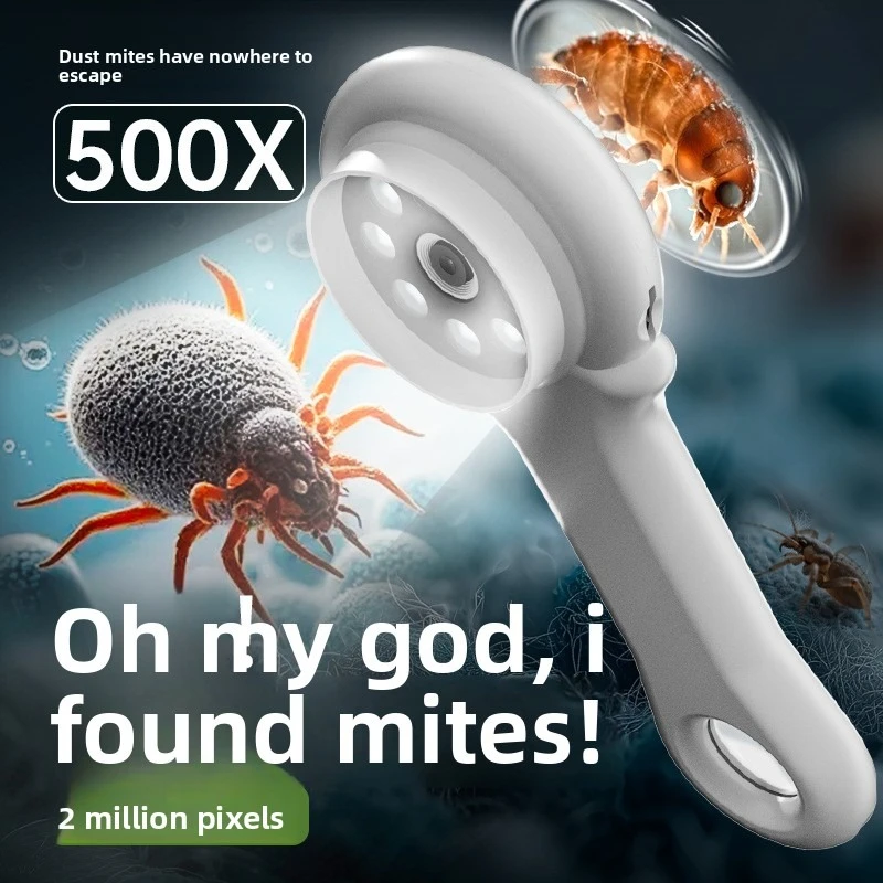 Children's Microscope Experiment Kit with Screen Explore Nature - Multifunctional Science and Educational Toy Microscope
