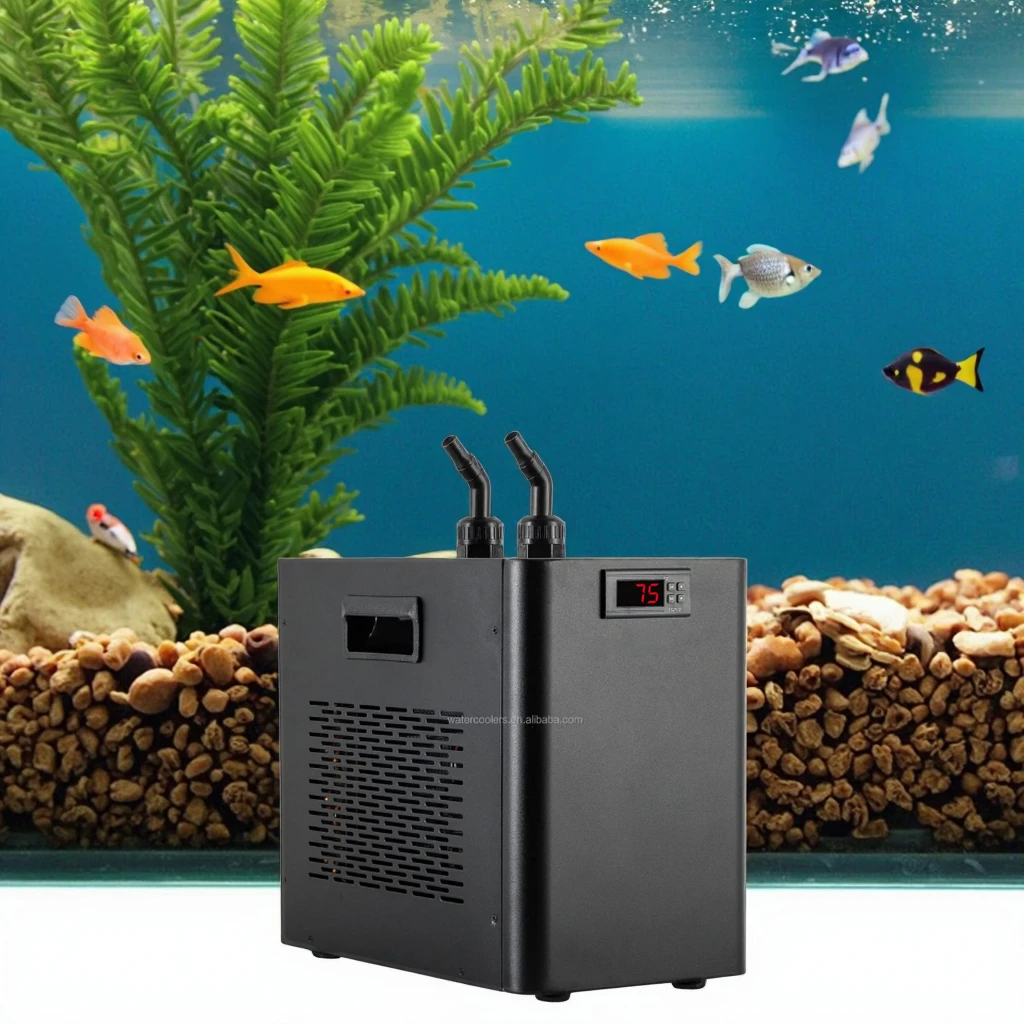 

Home Use Water Chiller With Pump and Filter 1 10Hp Cooling System for Hydroponics Fish Tank Cold Plunge Therapy