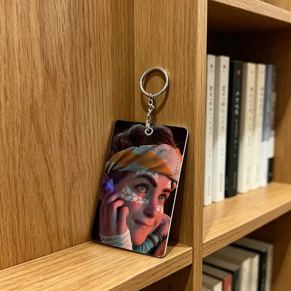 Aloy H-Horizon Z-Zero Dawn Card Holder Keychain