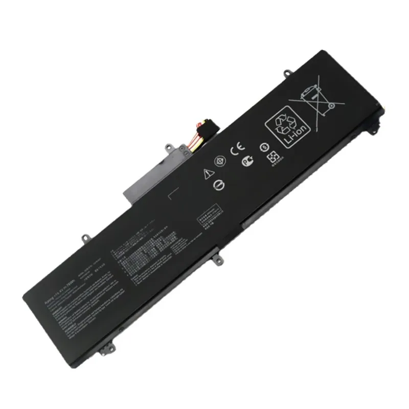 Imagem -02 - Bateria do Portátil para Asus Rog Zephyrus gw lv Lws Lxs H500gv W500gv Fx516pr W500g5t Fx516pm Ga502du Gu502gv C41n1837 Novo