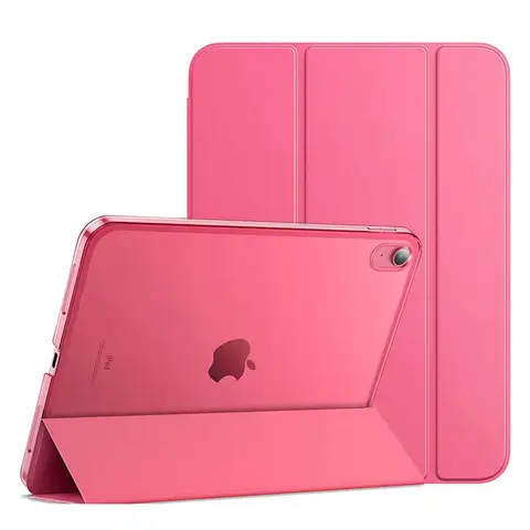 Watermelon Red Smart Cover For iPad (A16) 11th Generation 2025/ iPad 10th 10.9 2022 Case, Slim Translucent Hard PC Tablet Cover