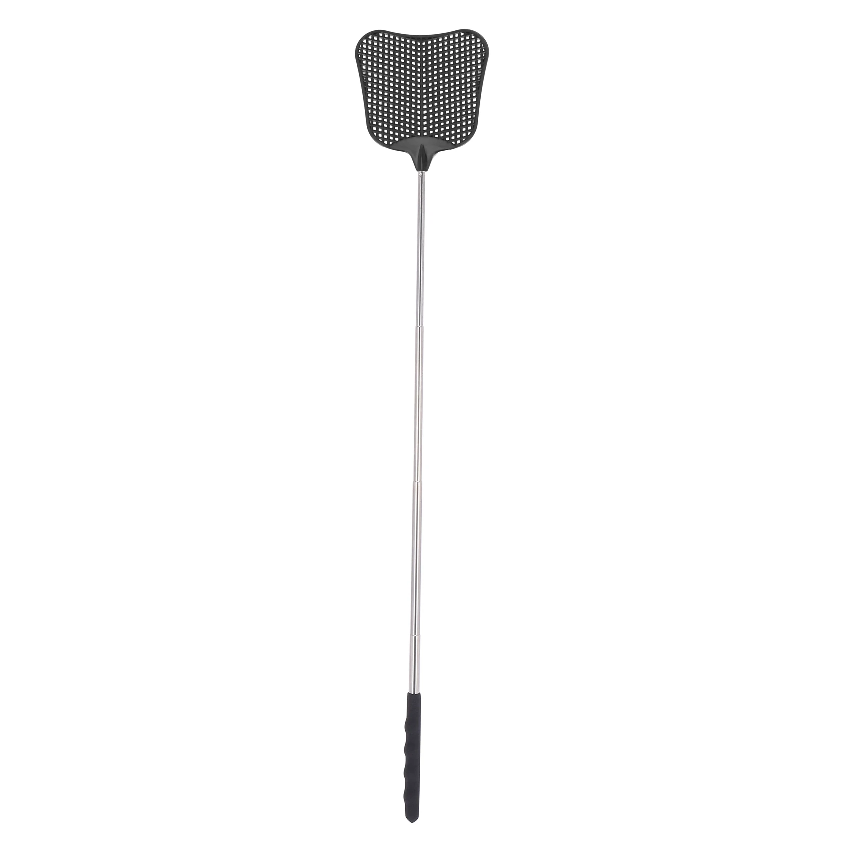 A36T-Mosquito And Fly Killing Plastic Fly Swatter Retractable Stainless Steel Rod,For Indoor And Outdoor Use (6 Pack)