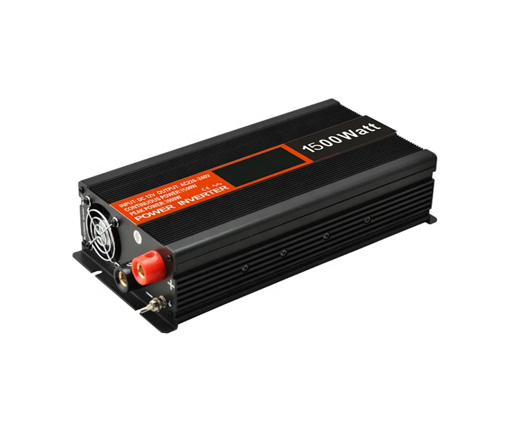 Car Power Inverter 1500W DC 12V/24V To AC 110V/220V Solar Power Inverter