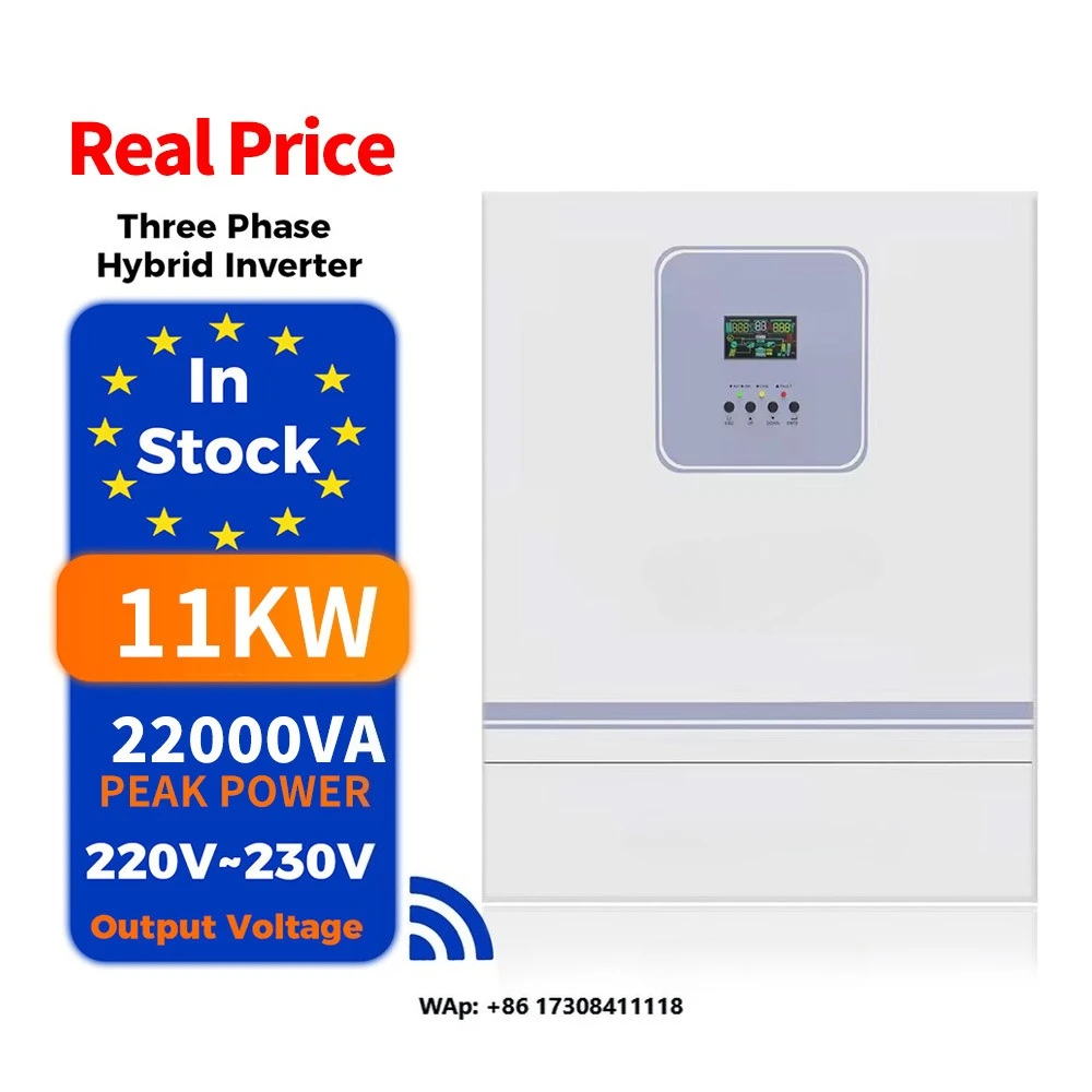 Jiefeng Smart PV Controller 5-11KW Off Grid Inverter 98% Efficiency Solar Hybrid 3 Phase Inverter GA-11048JMH