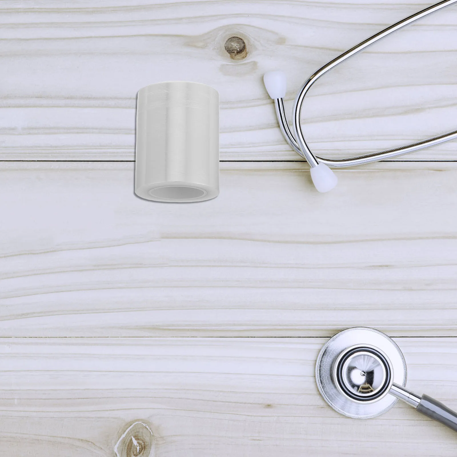 1 لفة من البلاستيك الشفاف لأداة التجميل الاحترافية لحماية حاجز الجلد وشم الحواجب والشفاه