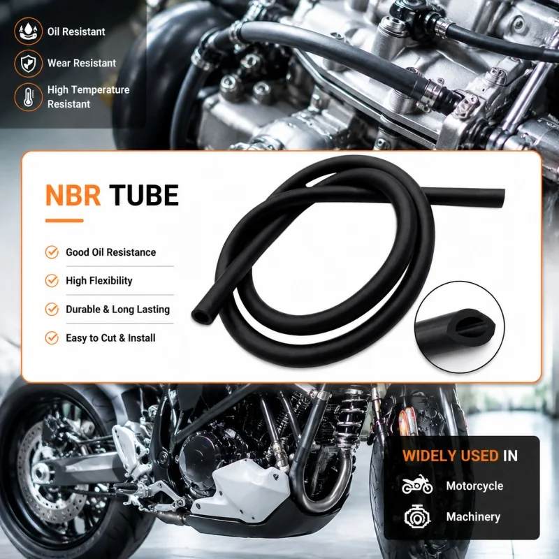 Nitrile Rubber NBR Fuel Line Hose for Car/Motorcycle Diesel Petrol Water Tube Engine Pipe ID 2mm to 19mm Various Sizes Available