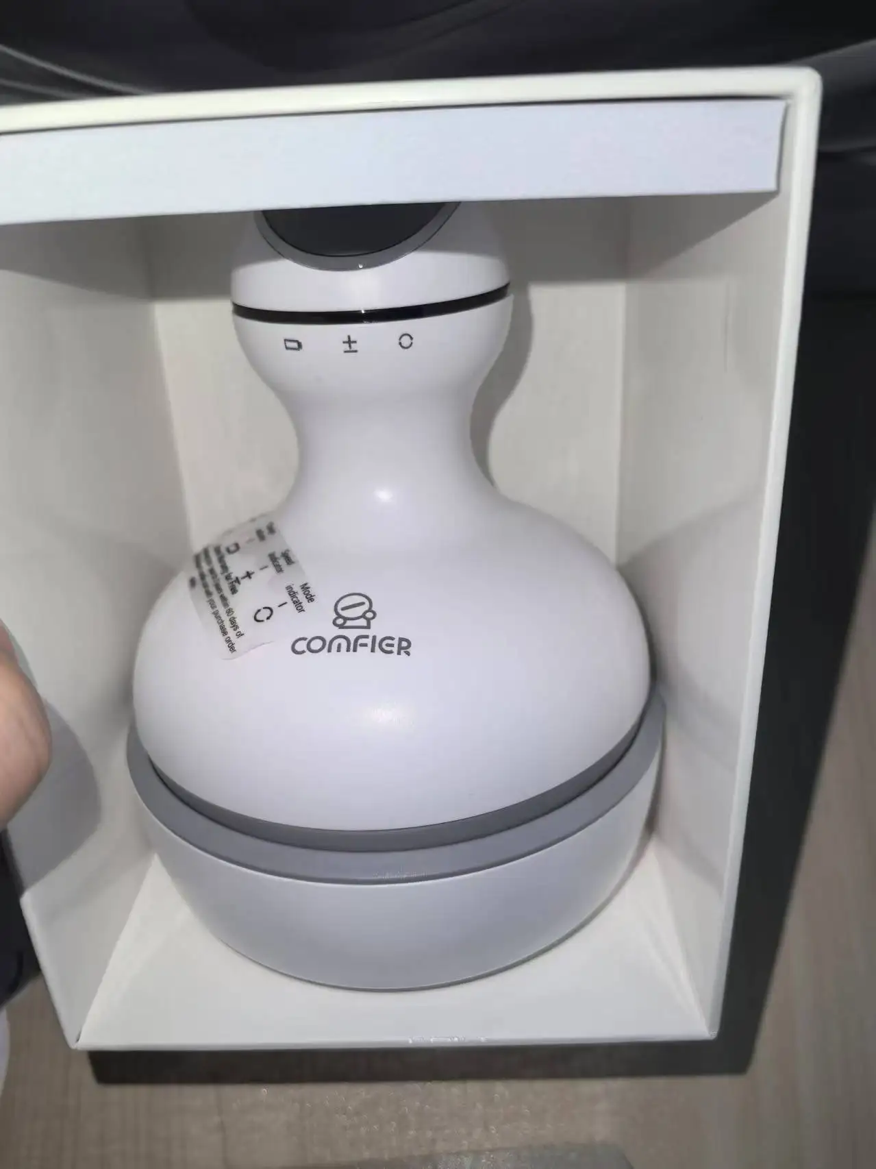 

Электрический беспроводной массажер для волос, головы, ручной портативный скребок для головы, массажер для мужчин и женщин, белый