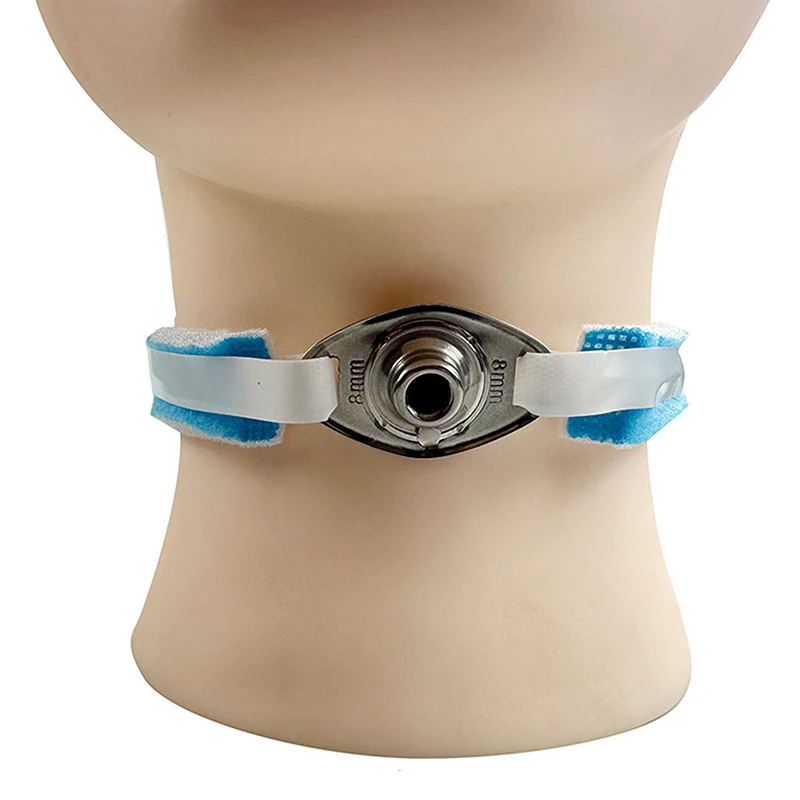 

Tracheostomy Tube Collar Tracheostomy Tube Holder Hook And Loop Closure Reusable Tracheostomy Ties For Post Neck Surgery
