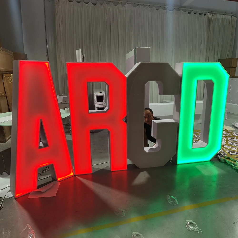 Wholesale Custom Wedding Birthday Acrylic Numbers 3d Big Acrylic Letters Number Wedding Supplies