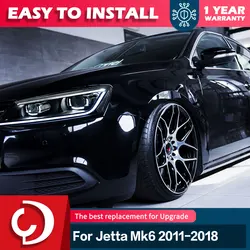 Car Styling Headlights for VW Jetta Mk6 LED 2011-2018 b8 Design Headlights Drl Hid Bi Xenon Auto Accessories