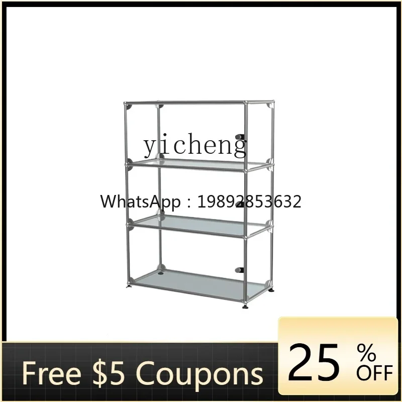 LYY Lego Model Cabinet Module Combination Glass Cabinet Hand-Made Display Cabinet Transparent Storage Rack