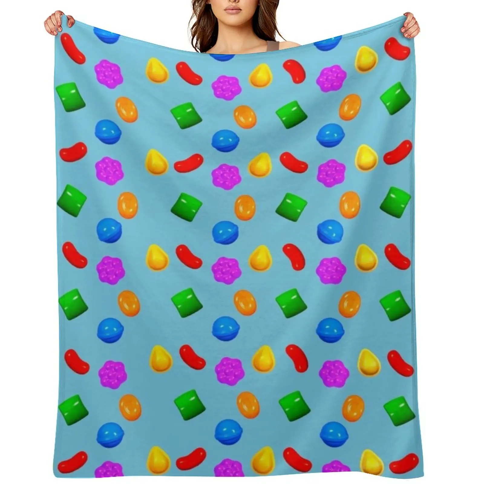 Одеяло Gotta Crush Some Candy Crush, одеяло, теплое зимнее лохматое одеяло на заказ