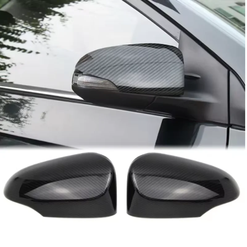 Side Wing Mirror Cover For Toyota C-HR CHR 2017 2018 2019 2020 2021 Carbon Fiber Style Exterior Rearview Mirror Cap Cover Trim