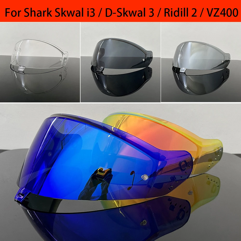 

Motorcycle Helmet Anti-UV PC Visor Lens For Shark Skwal i3 D-Skwal 3 Ridill 2 VZ400 Helmet Visor D Skwal 3 Anti fog Film