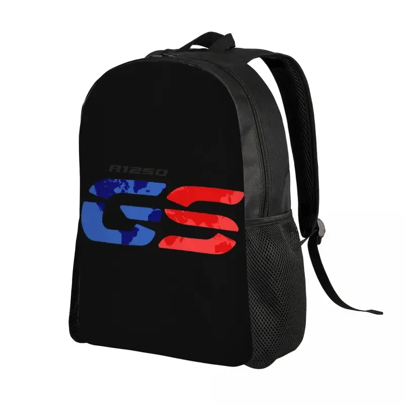 Custom GS Motorcycle Adventure Travel Backpack Men Women School Laptop Bookbag Motorrad Biker College Student Daypack Bags