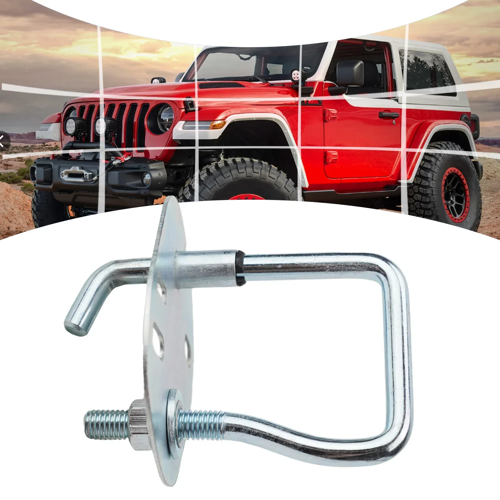 

Car Front Hood Lock Latch Striker For-Jeep For-Renegade 2015-2020 Part Number 68269788AA Made Of Metal Reliable