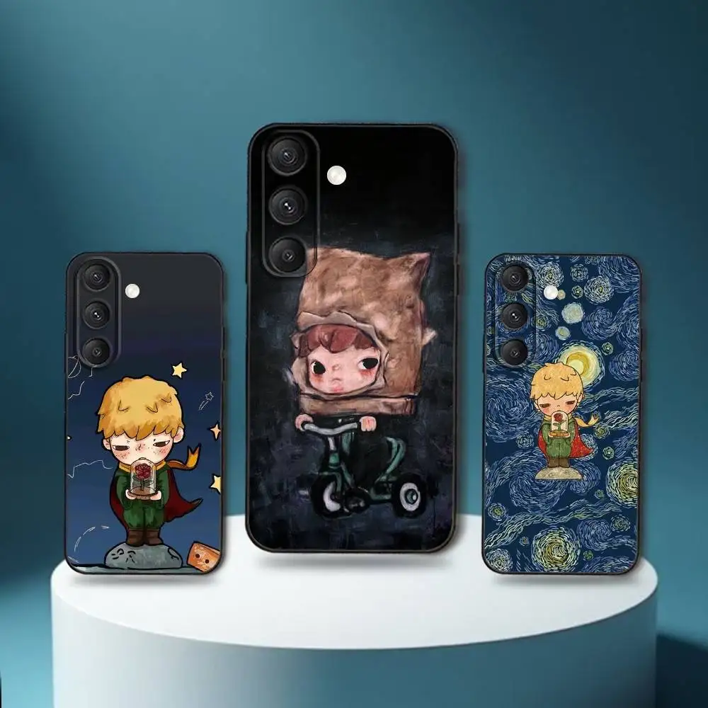 

Cute H-Hironos Phone Case For Samsung S25,S24,S23,S22,S21,S20,S10,Ultra,Plus,Lite,FE,Soft Silicone Black Cover