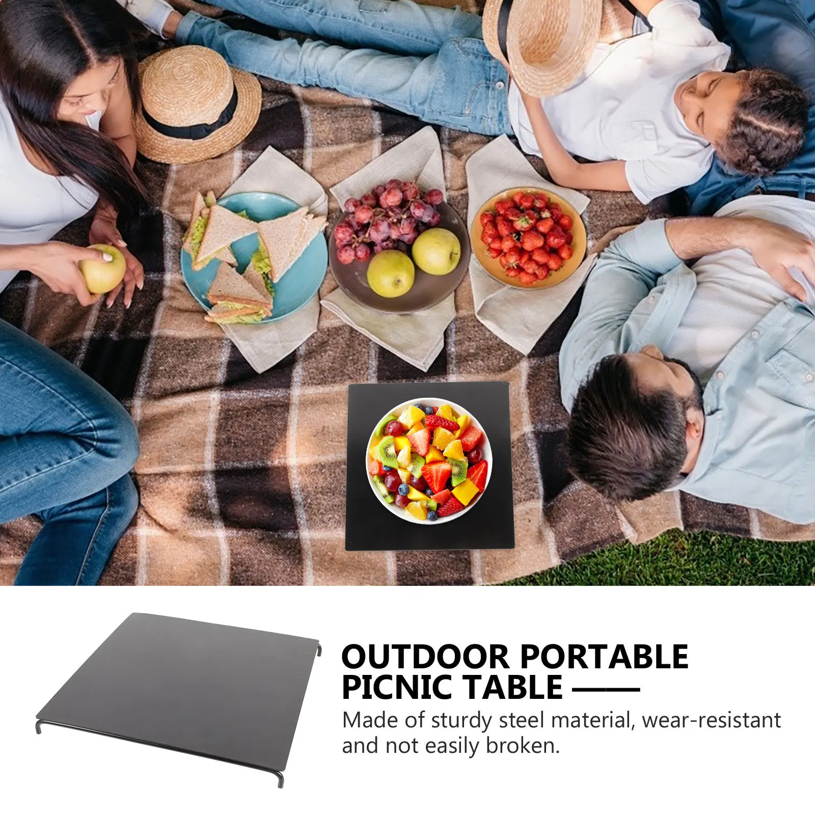 

Portable Camping Lightweight Foldable Camping Accessories Cooking Outdoor Table For Hiking Picnic Fishing Small Folding Table