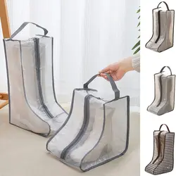 Dust-proof Rain Boots Storage Bag Portable Shoes Organizer Travel Zipper Pouch Drying Shoes Protect Shoes Storage Accessories