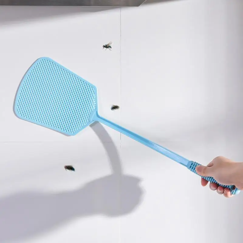 Plastic Fly Swatters Durable Cute Palm Plastic Heavy Duty Flyswatter Mosquito Repellent Tool Home Accessories Tools Random color