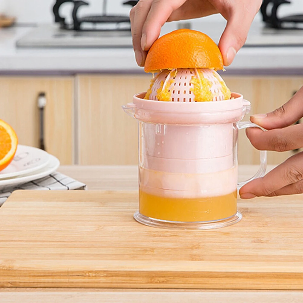 

Hand Pressing Fruit Vegetable Juicer Juicers Kitchen Squeezing Machine Multipurpose Pink
