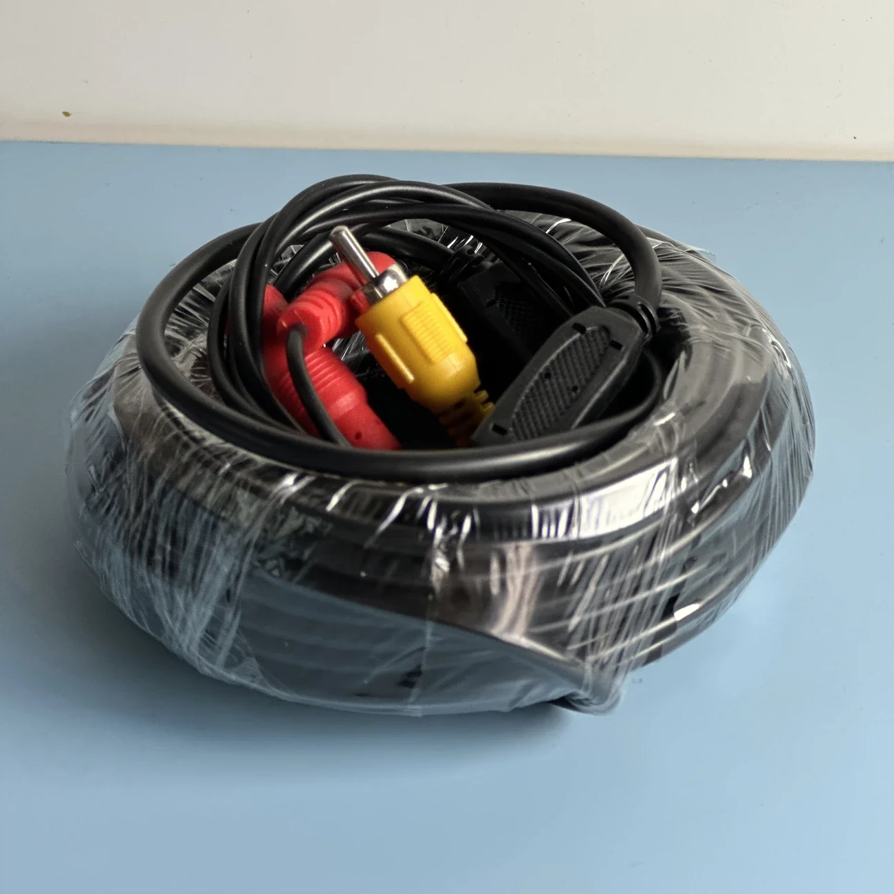 Video RCA Extension Cable 2-in-1 DC+RCA Connector 5M/10M/20M/30M Audio And Video Cable For TV CCTV Car Truck Rearview Camera