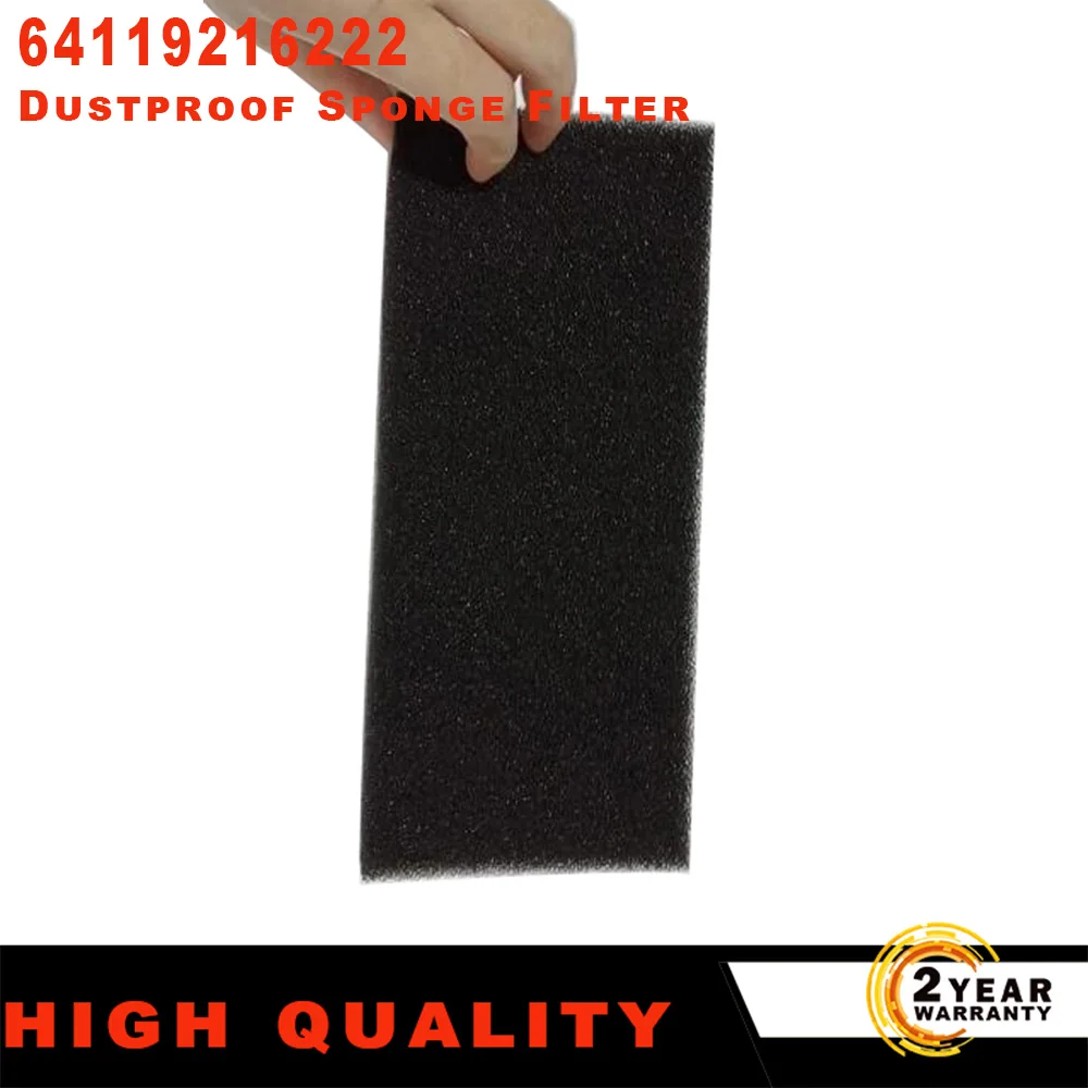 Cubierta de la carcasa del Motor del soplador A/C, filtro de esponja A prueba de polvo para BMW serie 5, 6, 7, F10 GT, F07, F01, F02, M5, 528, 535,