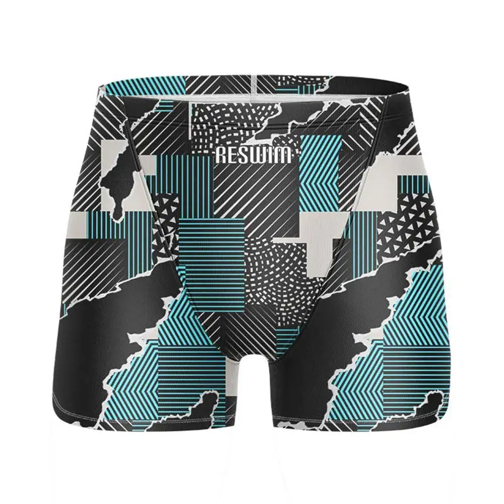 Men's Swim Jammers Swimsuit Shorts Surf Trunks Beach Tights Shorts Quick Dry Water Sports Surfing Swimming Pants Racing Swimwear