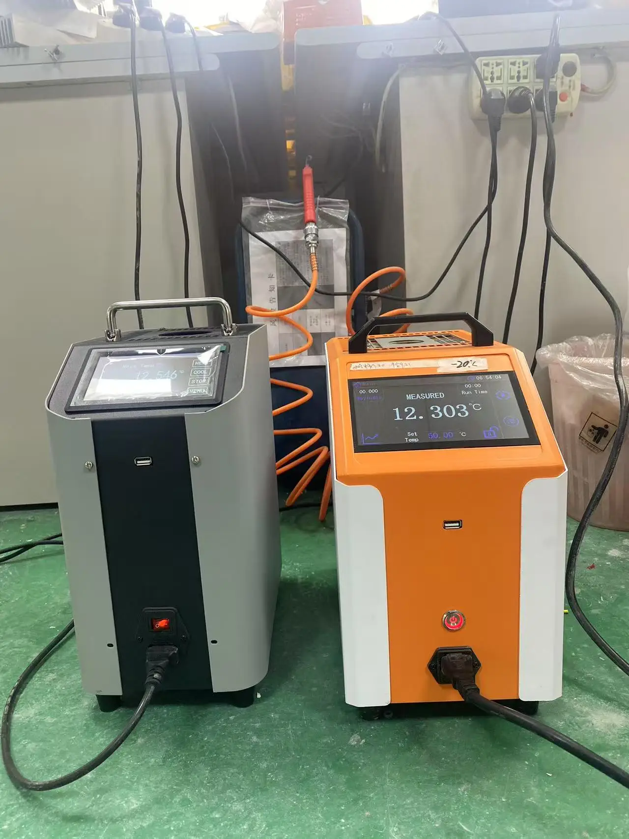 -45~160 Portable Dry Block Temperature Calibrator with TFT Display USB Communication OEM Customization IP67 Rated