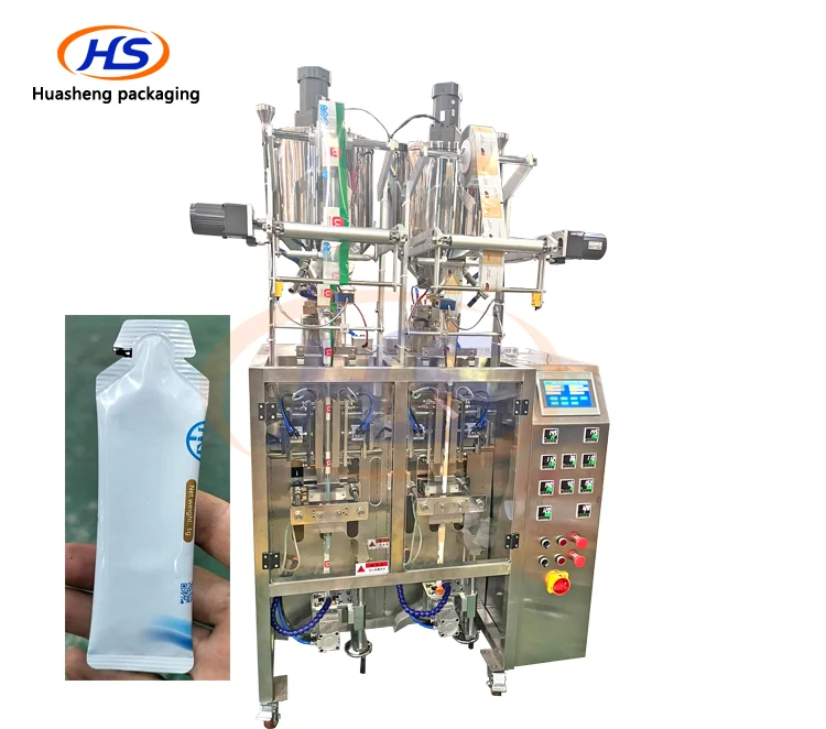 2 Year Warranty Double Lane Pack Machine For Powder 2 Lane Stick Packaging Machine