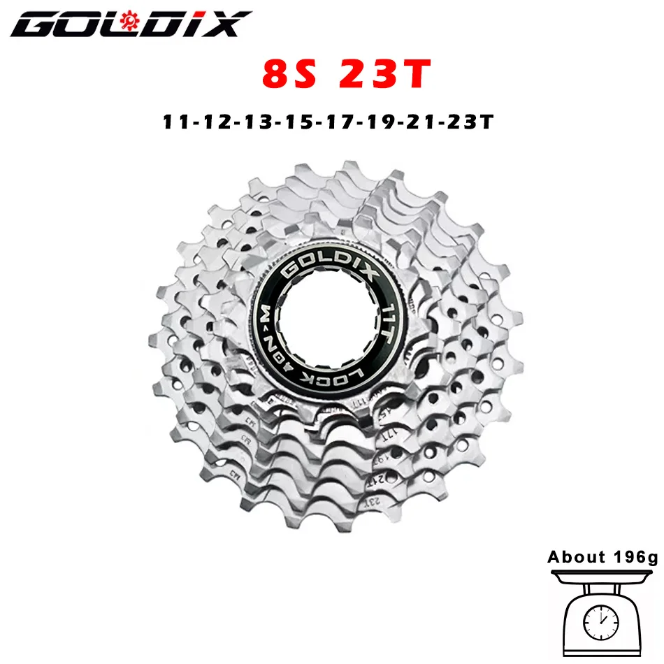 GOLDIX Rennrad 8 9 10 11 Geschwindigkeit Velocidade 11-25T/28T/32T/34T/36T Fahrrad Kassette Freilauf MTB Kettenrad für SHIMANO SRAM