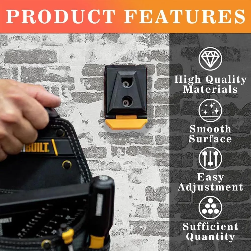 High Quality Sturdy ABS Waist Buckle Quick Attach Durable Waist Bag Clip Replacement Compatible Tool Belt Professional Use
