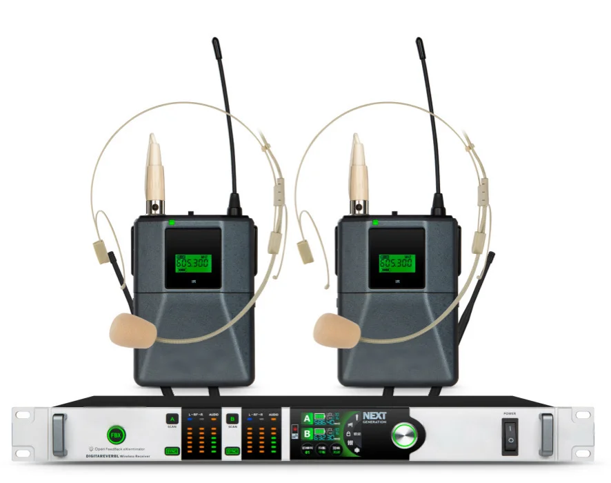 PM-2000 Professional Wireless Microphone UHF Performance Stage Club Bar Party Speach Perfect Sound