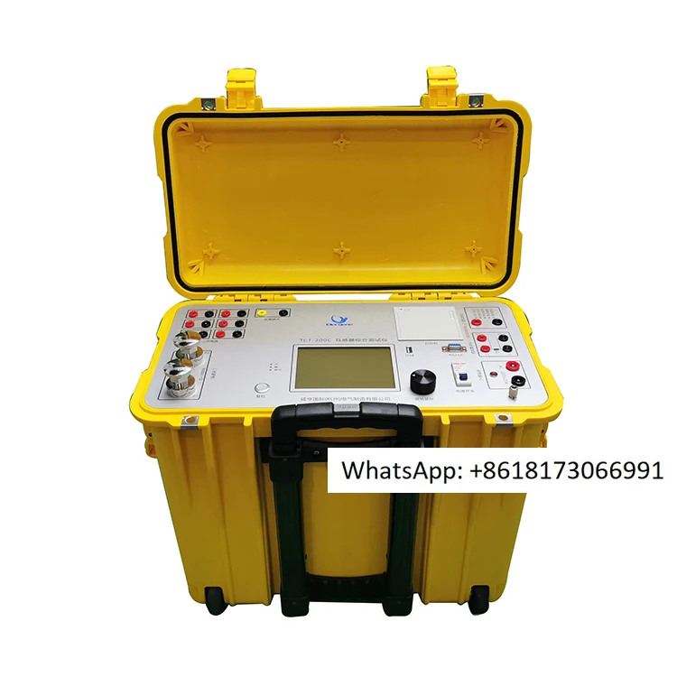 TCT-200C Intelligent CT PT Analyzer Transformer Comprehensive Characteristics Tester Trolley Box