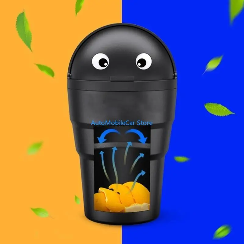 G8TE Open Garbage for Case Car Trash Bin Mini Wastebasket for Clean Driving Nord