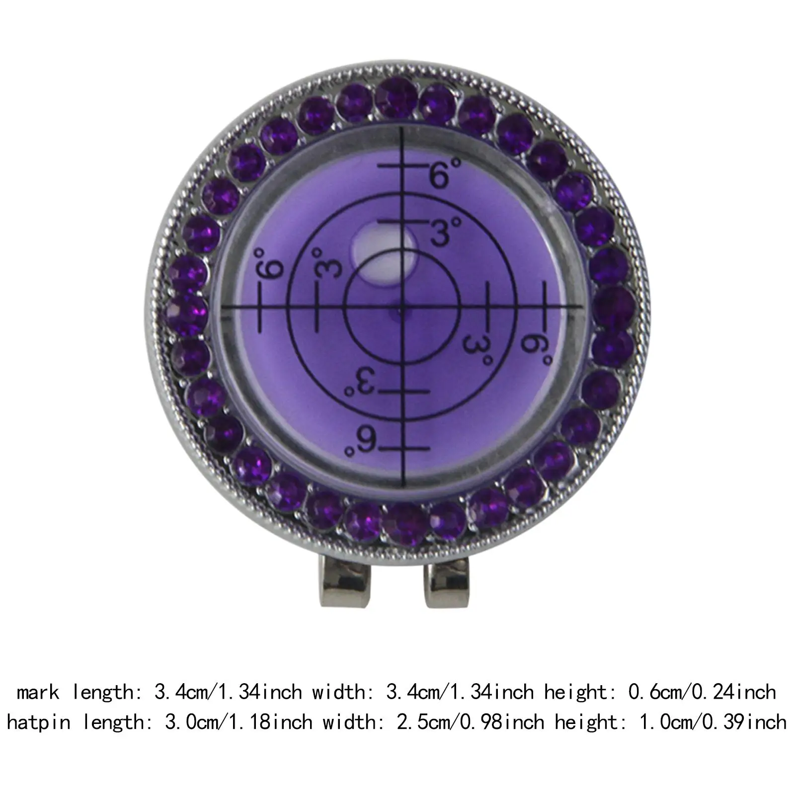 أداة قارئ محاذاة الجولف مشبك قبعة مغناطيسي علامة مستوى الفقاعات هدية مخصصة ملحقات الجولف لممارسة وضع الممارسة #6