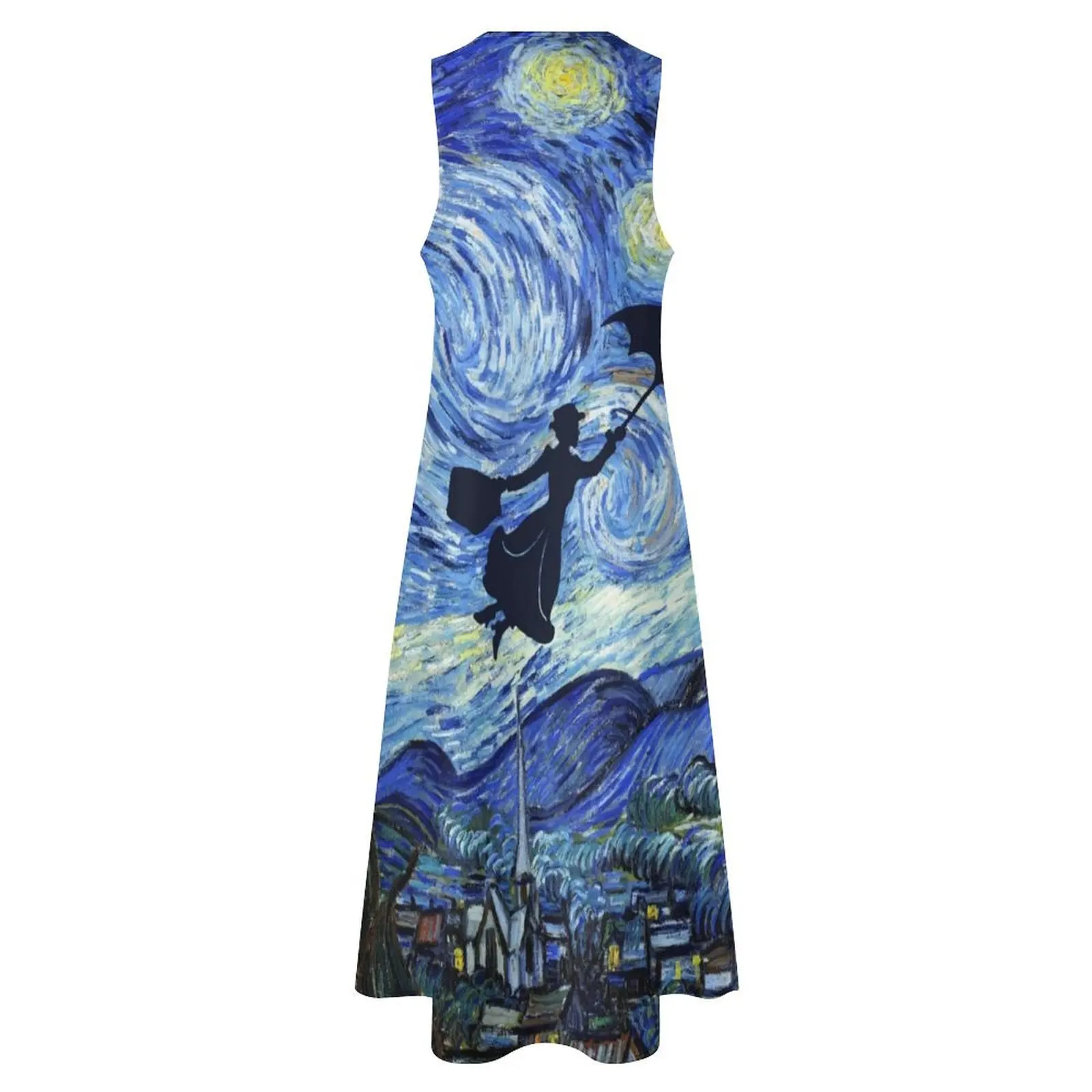 Mary Poppins Starry Night Jurk Jurk Voor Meisjes Zomer Kleding Lange Jurk Vrouwen