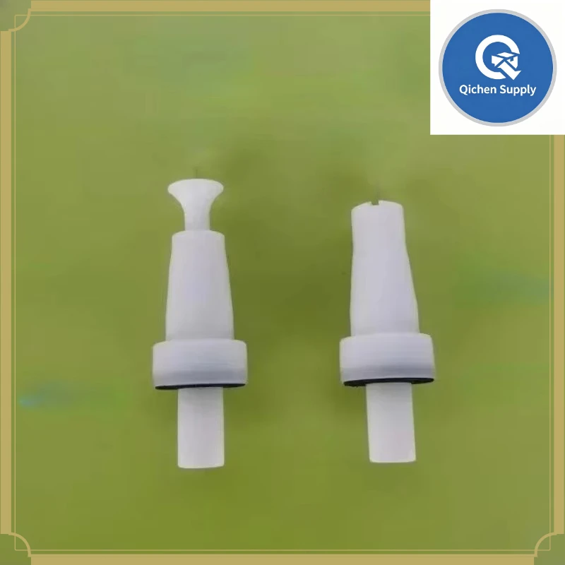 2Pcs Set Flat and Round Nozzle Kit, Spare Accessories Compatible with GM02 Electrostatic Powder Spraying Gun