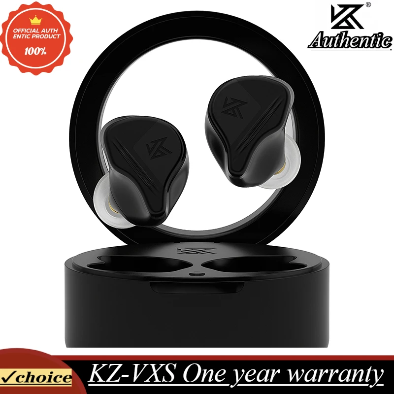 KZ-VXS True Wireless TWS Earphones Qualcomm 3040 Long Range Low Latency Gaming PUBG HIFI Bluetooth Earphones