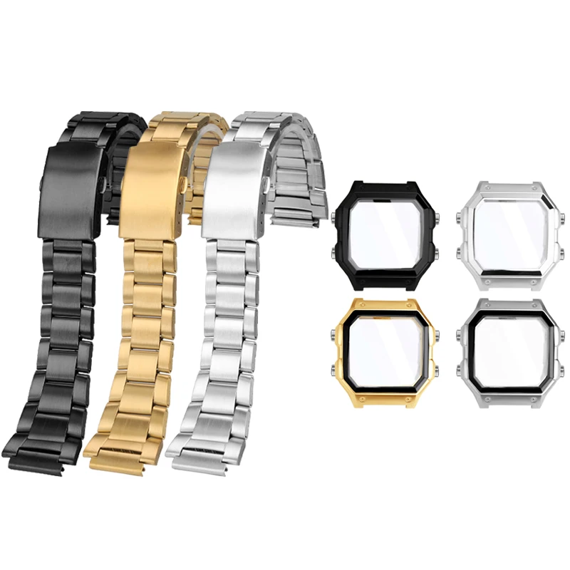 AE1200 Высококачественный модный комплект из нержавеющей стали для Casio 3299 AE-1200, чехол AE-1300, модифицированный браслет, серебристый, черный, золотой, черный ободок