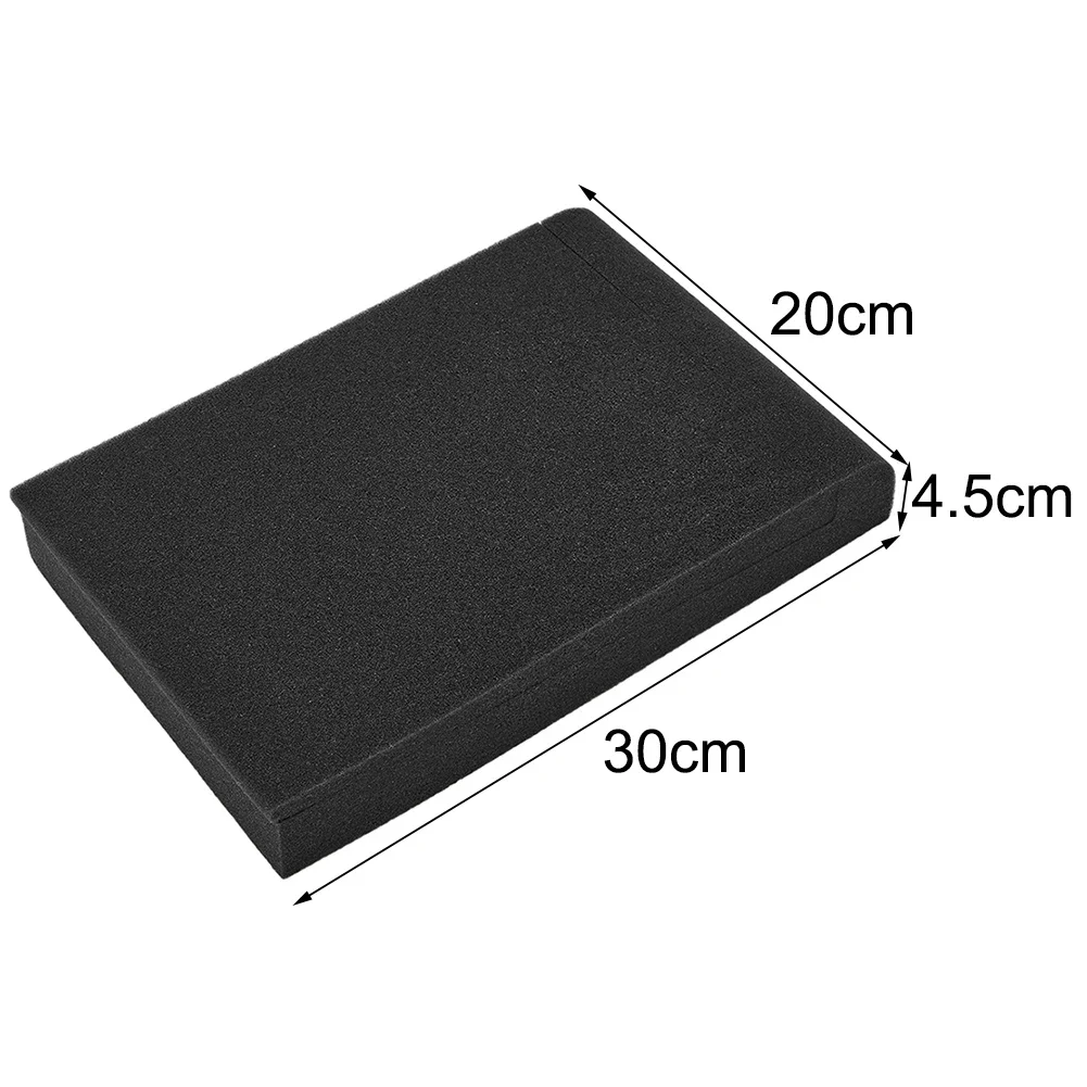 1 Set Soundproof Studio Monitor Isolation Pads Desktop Speaker Acoustic Foam Anti-shock Sponge Angled Speaker Foam Stand