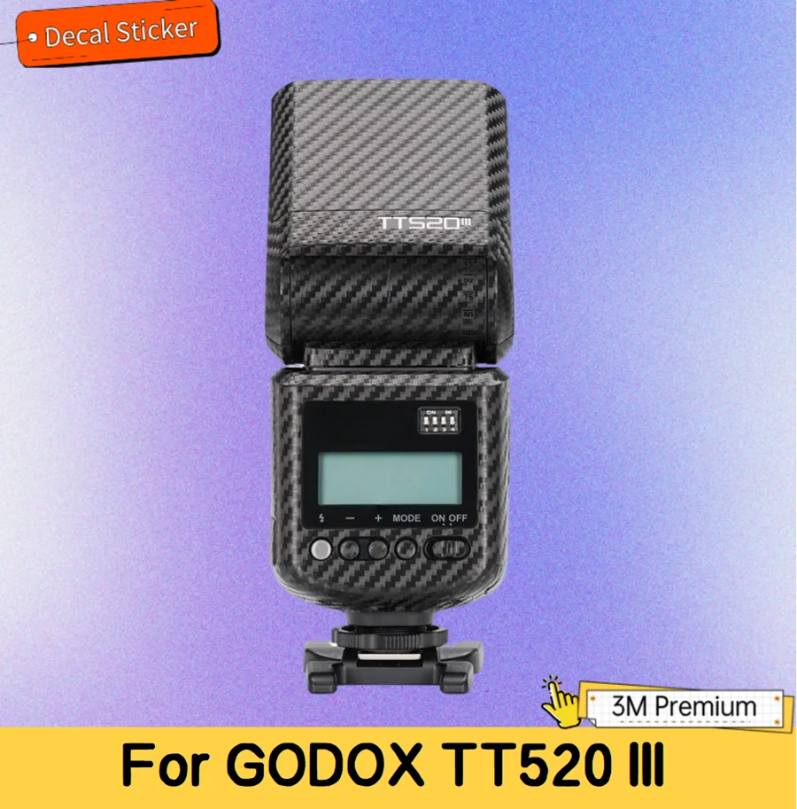 

Для GODOX TT520III наклейка-вспышка защитная наклейка на кожу виниловая пленка защитное покрытие от царапин