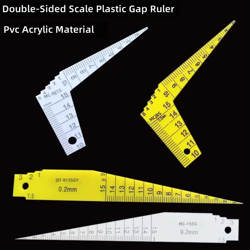 for K15SG Wear Resistant Plastic Horn Plug Gauge 1-15mm Whole Face Difference Gap Gauge Tapered Anti Scratch