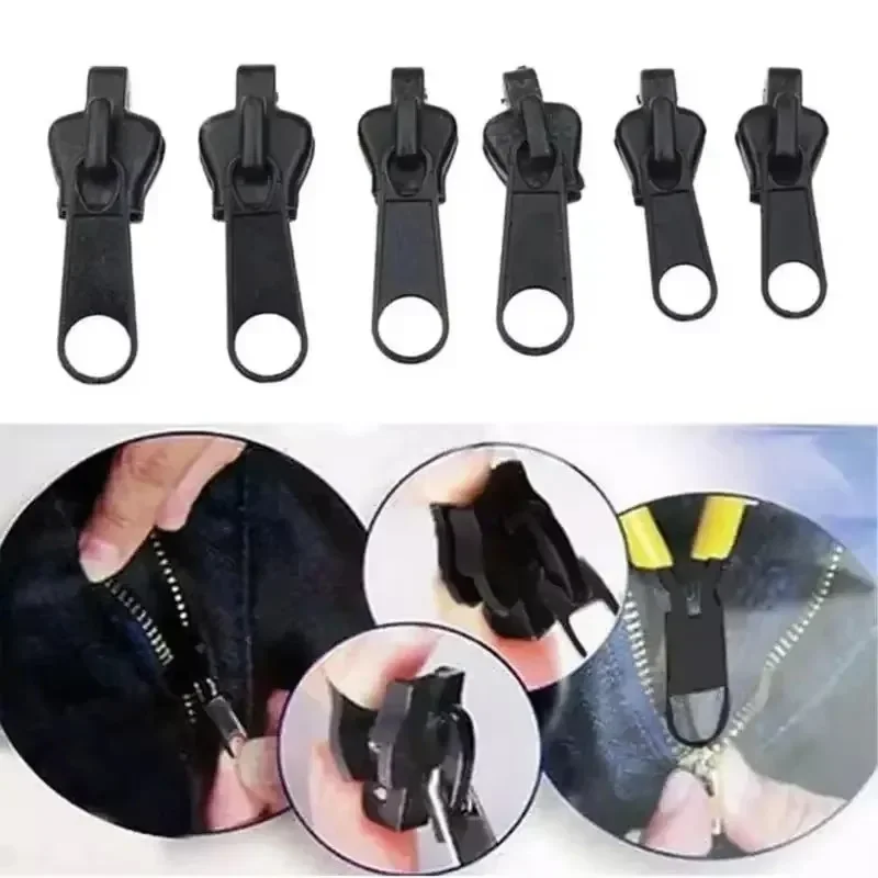 

3 Sizes Universal Instant Fix Zipper Repair Kit Replacement Zip Slider Teeth Rescue Sewing Clothes Bag Zippers Tool Accessories