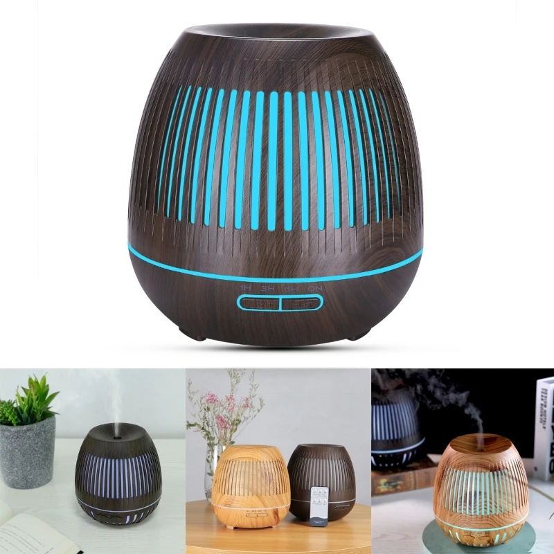 Hollowout Luminous Air Humidifier Silent Humidifier Waterless Auto Shut-Off Humidifier for Home Bedroom Baby Room Office