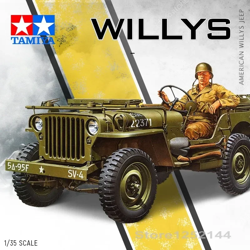 Tamiya 35219 1:35 Scale Assembly Car Model World War II American Willys Jeep Model