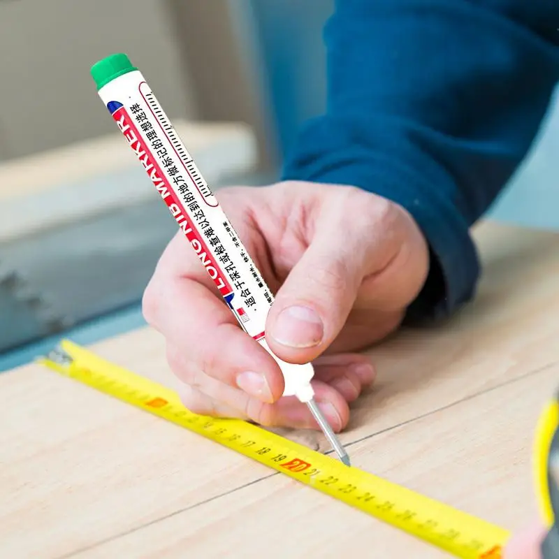 Carpenter Scriber Marker Scriber Marking Tools Deep Hole Marker Carpenter Ink Marker Multi-purpose Deep Reach Markers For