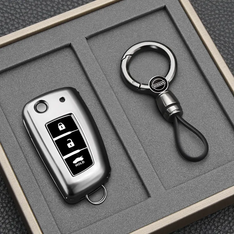 

Suitable for Dongfeng Nissan Key Protection Cover Classic Sylphy 14th Generation Nissan Qida Jinke Bluebird Car Buckle Shell