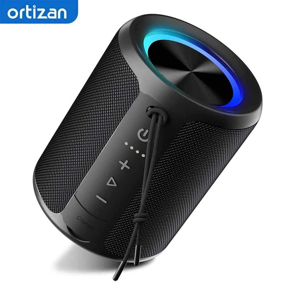 OHYAO X2 Mini Bluetooth-Lautsprecher mit Lauterer Tonlage & Verbessertem Bass IPX7 Wasserdicht Kabelloser Bluetooth 5.3 Tragbarer Musikplayer