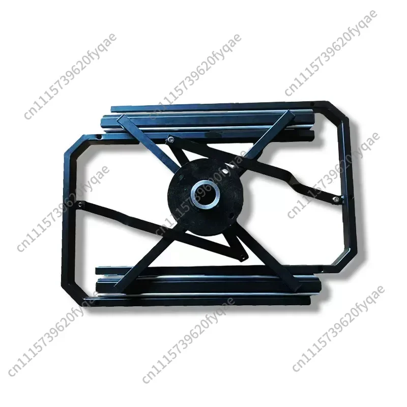 Rotatable and retractable round table hardware accessories dining table table rack